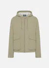 Malo Technical Fabric Jacket In Neutral