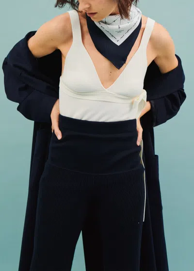 Malo Top In Cotone In White