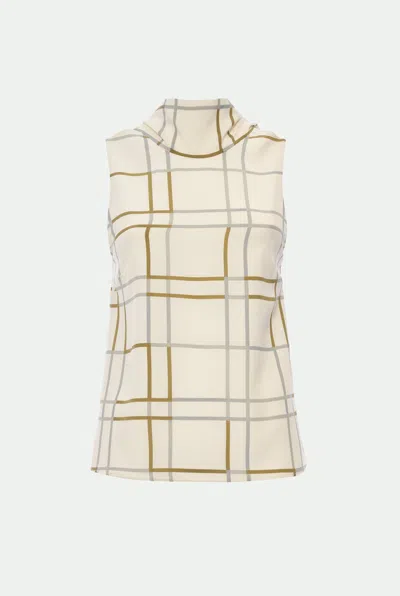 Malo Top In Seta In Neutral