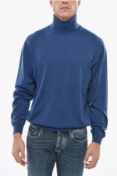 Malo Turtleneck Pure Cashmere Sweater In Multi