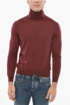 Malo Turtleneck Pure Cashmere Sweater In Brown