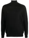 Malo Turtleneck Sweater In Black