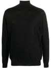 Malo Turtleneck Sweater In Black