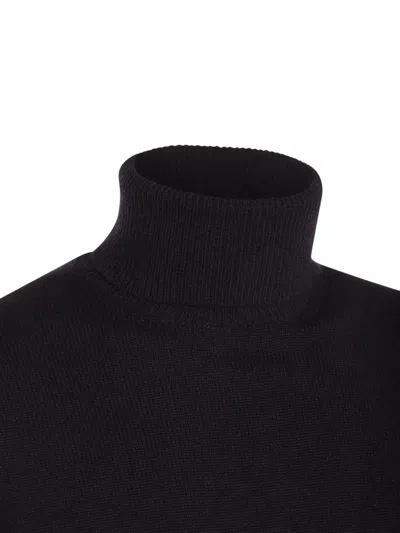 Malo Turtleneck Sweater In Black