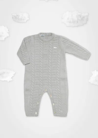 Malo Tutina Baby In Cashmere In Gray