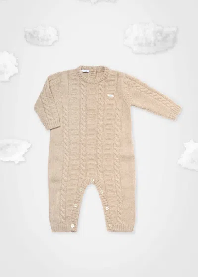 Malo Tutina Baby In Cashmere In Neutral