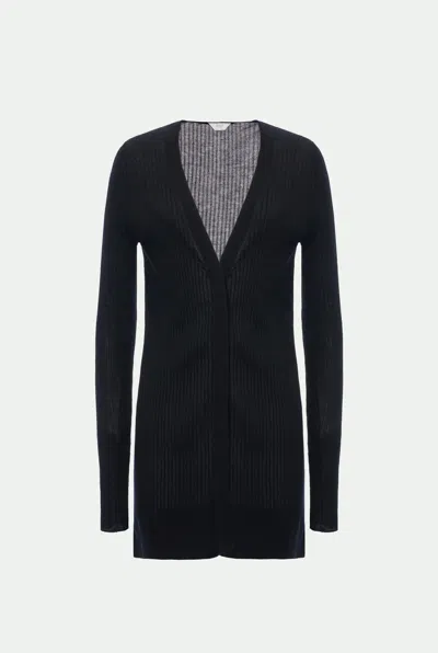 Malo Ultra-fine Cashmere Cardigan In Black