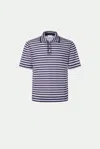 Malo Ultra-fine Cashmere Polo Shirt In Blue