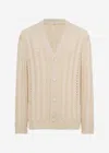 Malo Unisex Cardigan In Cashmere And Cotton