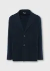 Malo Unisex Cashmere Jacket In Black