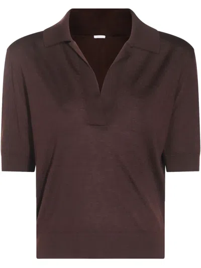 MALO V-NECK POLO TOP