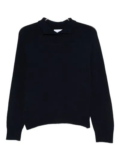Malo Turtle-neck Jumper In Black