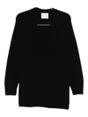 Malo V-neck Sweater In Black