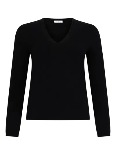 Malo V-neck Sweater In Black