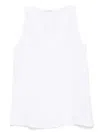 Malo V-neck Tank Top In White