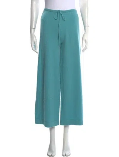 Pre-owned Malo Vintage Wide Leg Pants In Blue