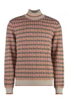 Malo Virgin Wool And Cashmere Pullover In Multicolor