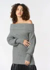 Malo Virgin Wool, Mohair Wool And Silk High-neck Sweater In Gray