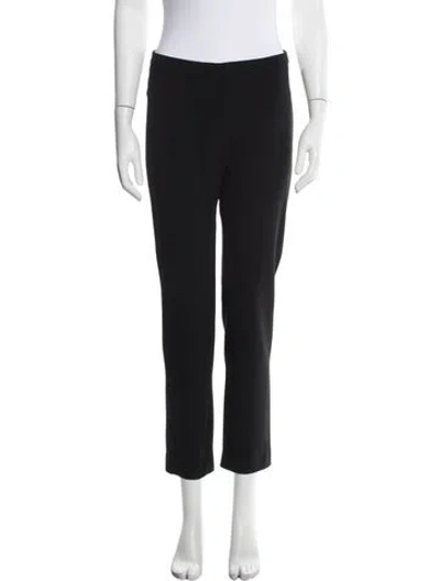 Pre-owned Malo Virgin Wool Straight Leg Pants In Black