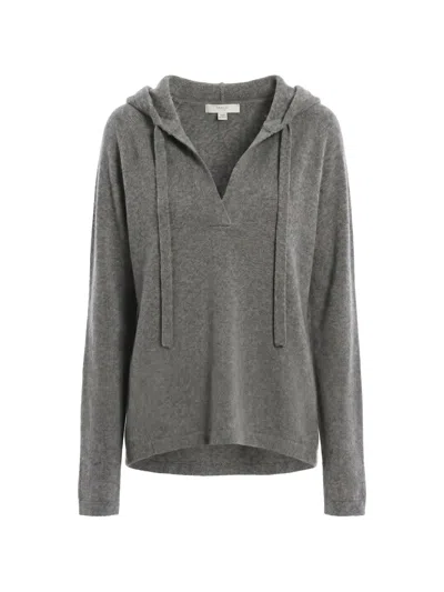 Malo Sweatshirt In Luxury Cashmere In Gray