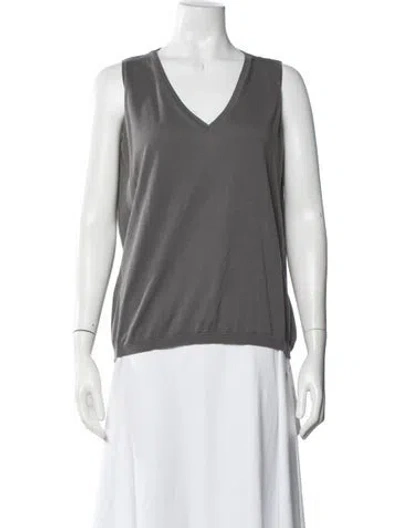 Pre-owned Malo V-neck Sweater In Multi