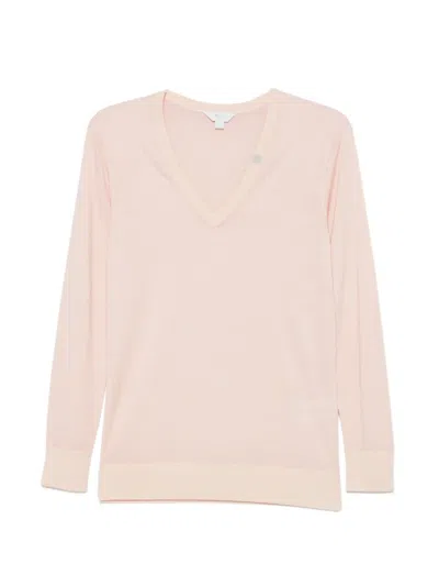 Malo V-neck Sweater In Pink