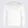 Malo Soft Texture Crewneck Sweater With Ribbed Cuffs In Avena