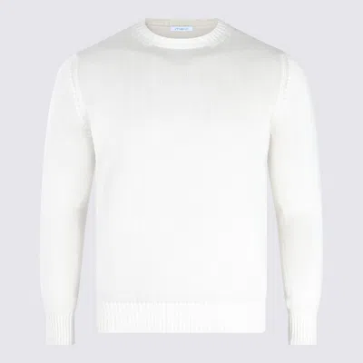 MALO WHITE COTTON KNITWEAR
