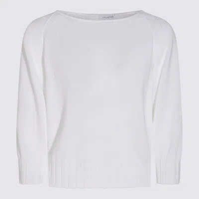 Malo White Cotton Knitwear In Multicolor