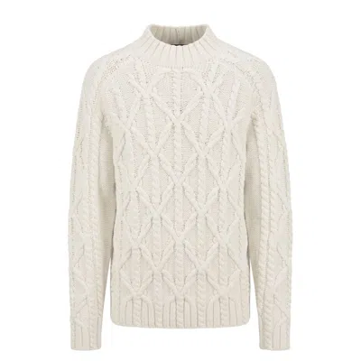 Malo White Cotton Men's Men's Sweater In Multi