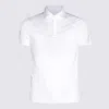 Malo Short-sleeved Knit Polo Shirt In White