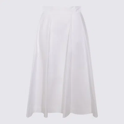 MALO MALO WHITE COTTON SKIRT