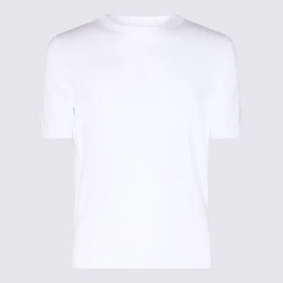 MALO WHITE COTTON T-SHIRT