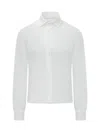 Malo White Regular Solid Shirt In White