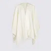Malo Capes Featuring Fringe Detailing And Soft Texture