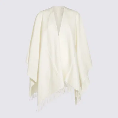 MALO WHITE WOOL CAPES