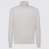 MALO WHITE WOOL KNITWEAR