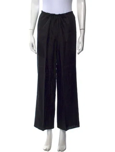 Pre-owned Malo Wide Leg Pants In Black