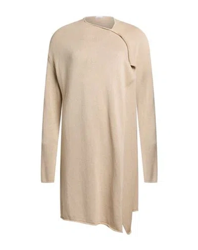Malo Woman Cardigan Beige Size S Cotton In Neutral