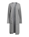 Malo Woman Cardigan Grey Size 6 Cashmere