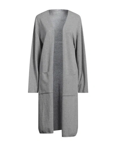 Malo Woman Cardigan Grey Size 6 Cashmere