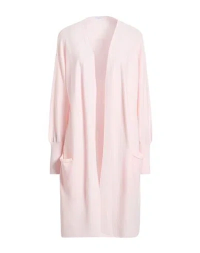 Malo Woman Cardigan Light Pink Size L Cotton