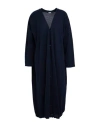 Malo Woman Cardigan Midnight Blue Size Xs Cotton