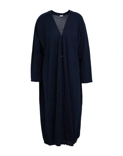 Malo Woman Cardigan Midnight Blue Size Xs Cotton
