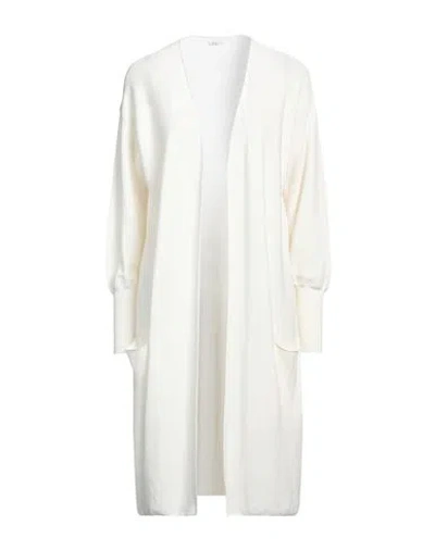 Malo Woman Cardigan White Size S Cotton In White