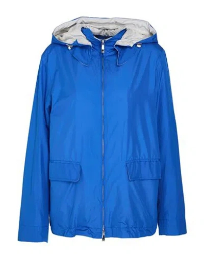 Malo Woman Jacket Bright Blue Size 6 Polyester