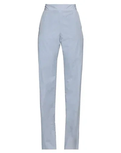 Malo Woman Pants Pastel Blue Size 10 Cotton