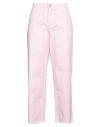 Malo Woman Pants Pink Size 4 Cotton, Elastane In Pink