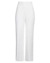 Malo Woman Pants White Size 4 Cotton