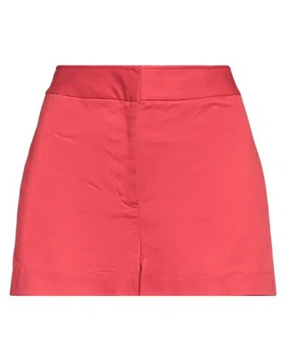 Malo Woman Shorts & Bermuda Shorts Red Size 8 Cotton, Elastane